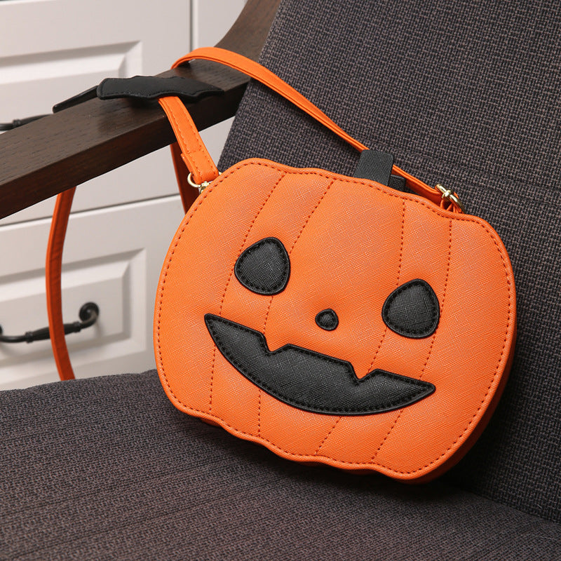 Cute Halloween Pumpkin Candy Bag – Kids Cosplay Gift Basket & Handbag