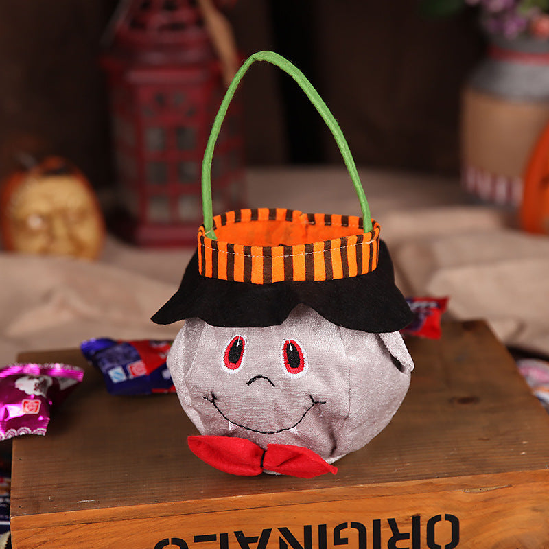 Halloween Pumpkin Candy Bag – Cute Kids Trick-or-Treat Basket & Cosplay Handbag