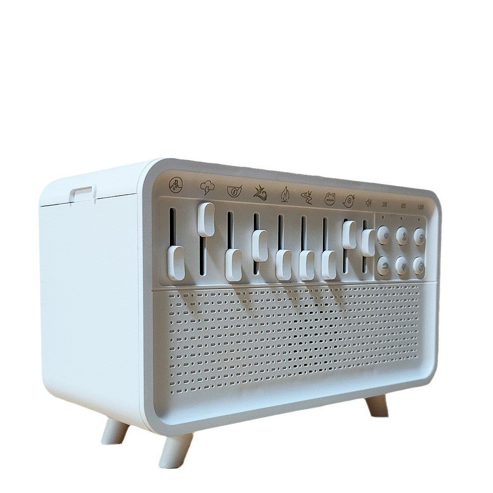 3-in-1 Sleep Aid: White Noise Bluetooth Speaker, Night Light & Humidifier