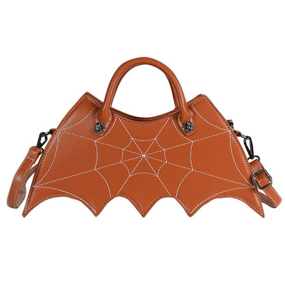 Halloween Batgirl Handbag – Spider Web Crossbody Shoulder Bag