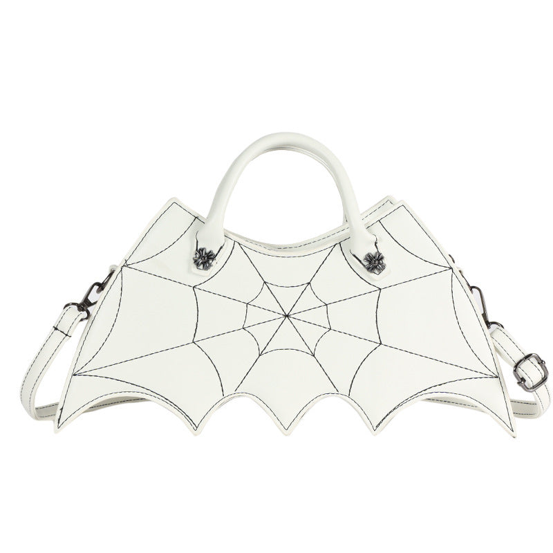 Halloween Batgirl Handbag – Spider Web Crossbody Shoulder Bag
