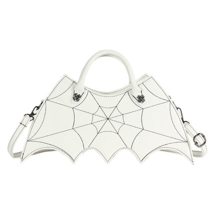 Halloween Batgirl Handbag – Spider Web Crossbody Shoulder Bag
