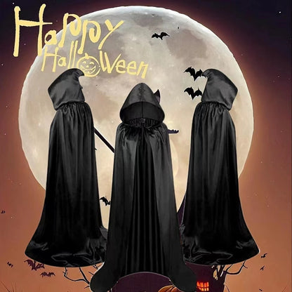 Halloween Hooded Cloak for Kids – Wizard Costume Cape