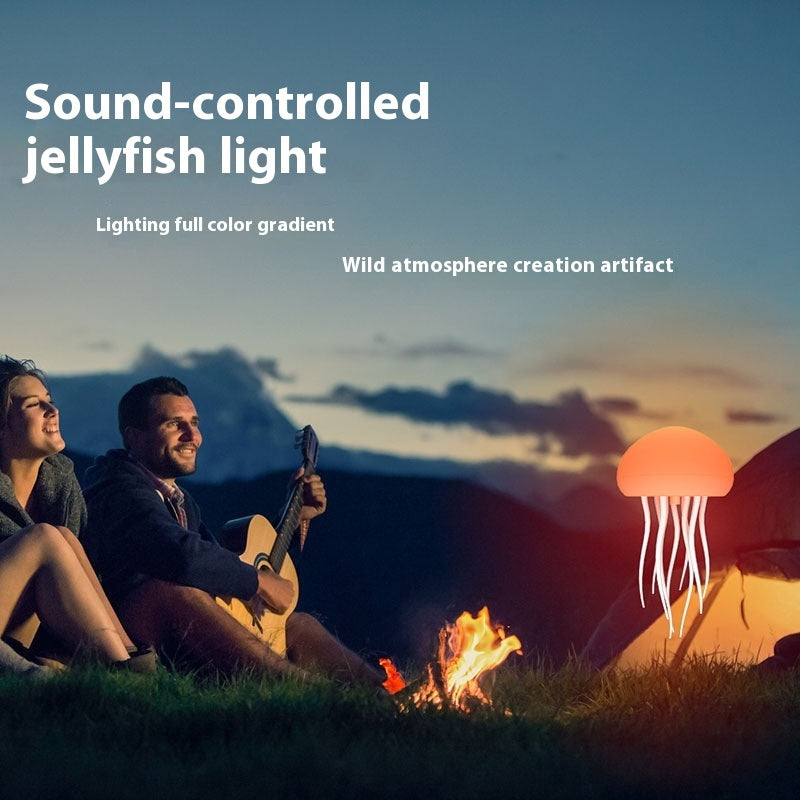 LED Jellyfish Aquarium Lamp – Smart Mood Night Light & Decorative Desk/Bedside Light
