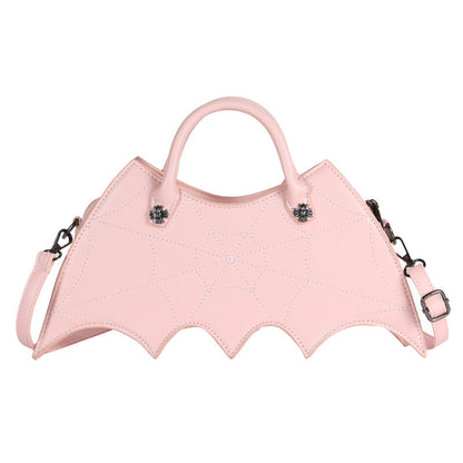 Halloween Batgirl Handbag – Spider Web Crossbody Shoulder Bag