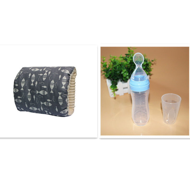 Washable Baby Breastfeeding Arm Pillow – Adjustable Cotton Nursing Cushion Pad