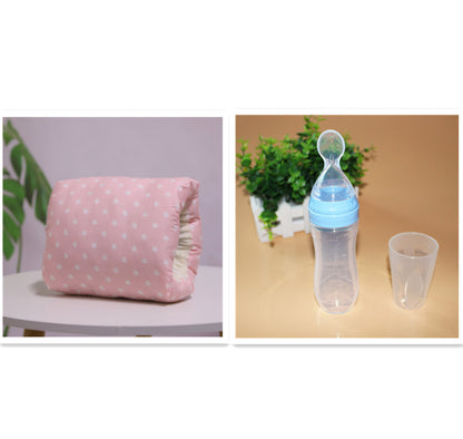 Washable Baby Breastfeeding Arm Pillow – Adjustable Cotton Nursing Cushion Pad