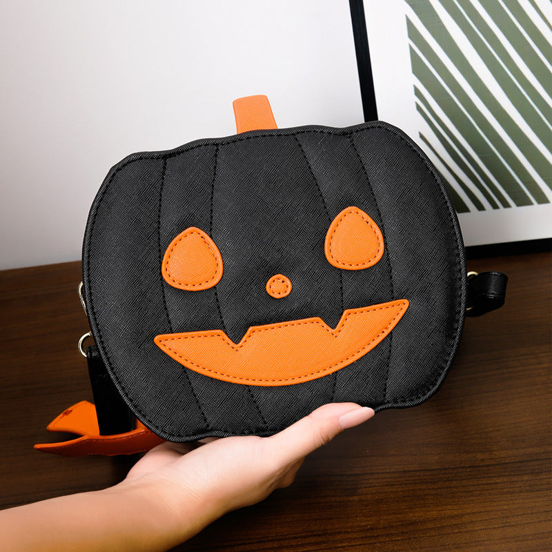 Cute Halloween Pumpkin Candy Bag – Kids Cosplay Gift Basket & Handbag