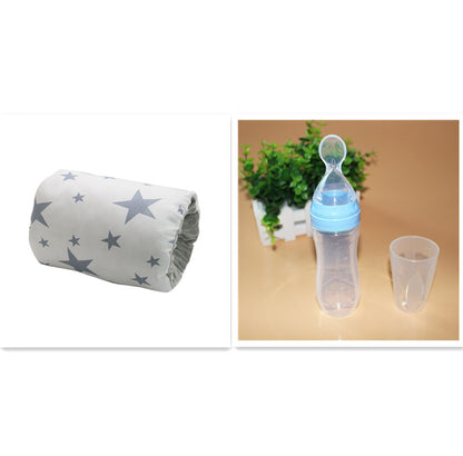 Washable Baby Breastfeeding Arm Pillow – Adjustable Cotton Nursing Cushion Pad