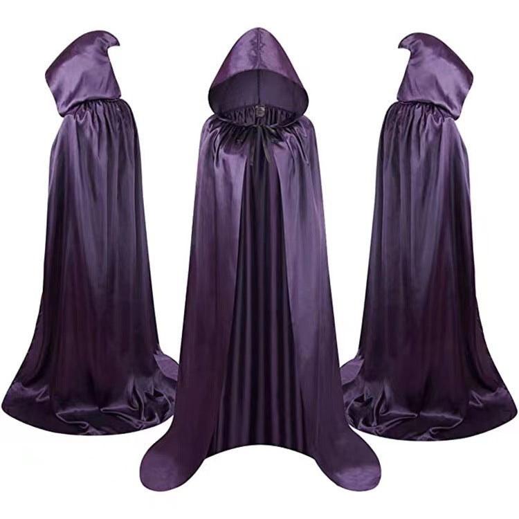 Halloween Hooded Cloak for Kids – Wizard Costume Cape