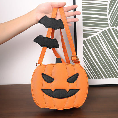 Cute Halloween Pumpkin Candy Bag – Kids Cosplay Gift Basket & Handbag