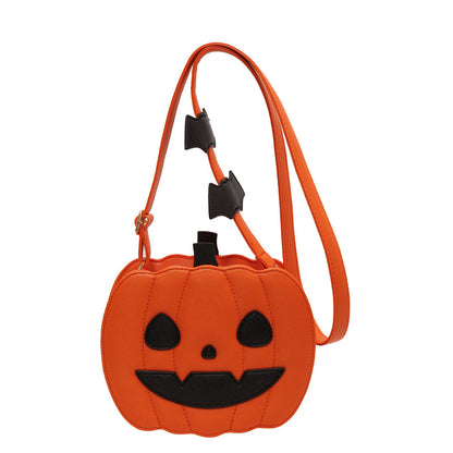 Cute Halloween Pumpkin Candy Bag – Kids Cosplay Gift Basket & Handbag