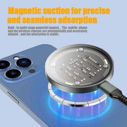 15W Fast Magnetic Wireless Charger – Works with iPhone 12/13/14/15/16