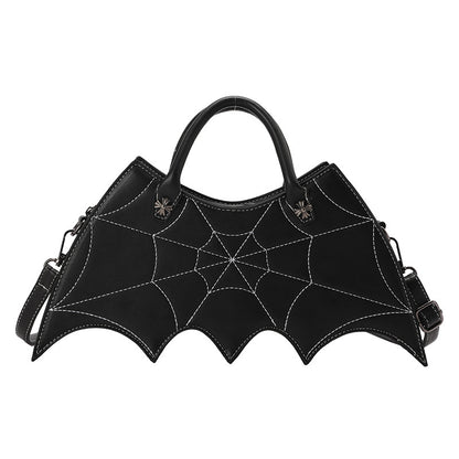 Halloween Batgirl Handbag – Spider Web Crossbody Shoulder Bag