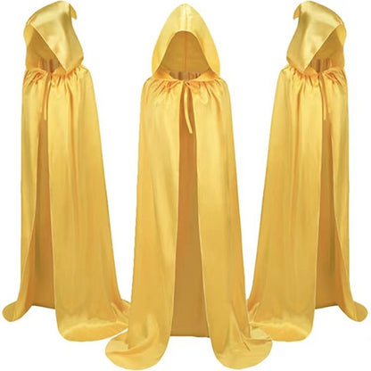 Halloween Hooded Cloak for Kids – Wizard Costume Cape