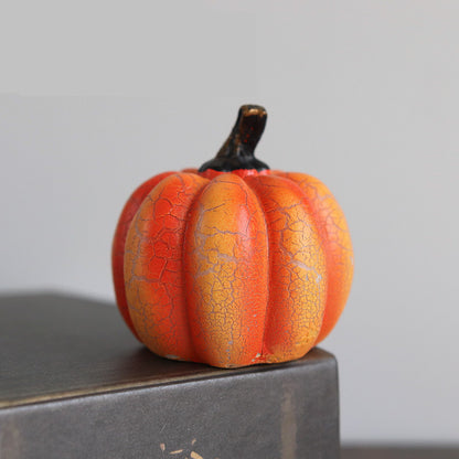 Glowing Pumpkin LED Candle Lamp – Haunted Halloween Décor