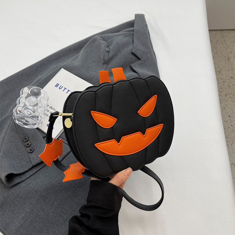 Cute Halloween Pumpkin Candy Bag – Kids Cosplay Gift Basket & Handbag