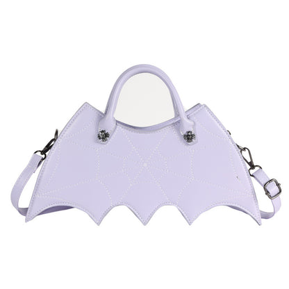 Halloween Batgirl Handbag – Spider Web Crossbody Shoulder Bag